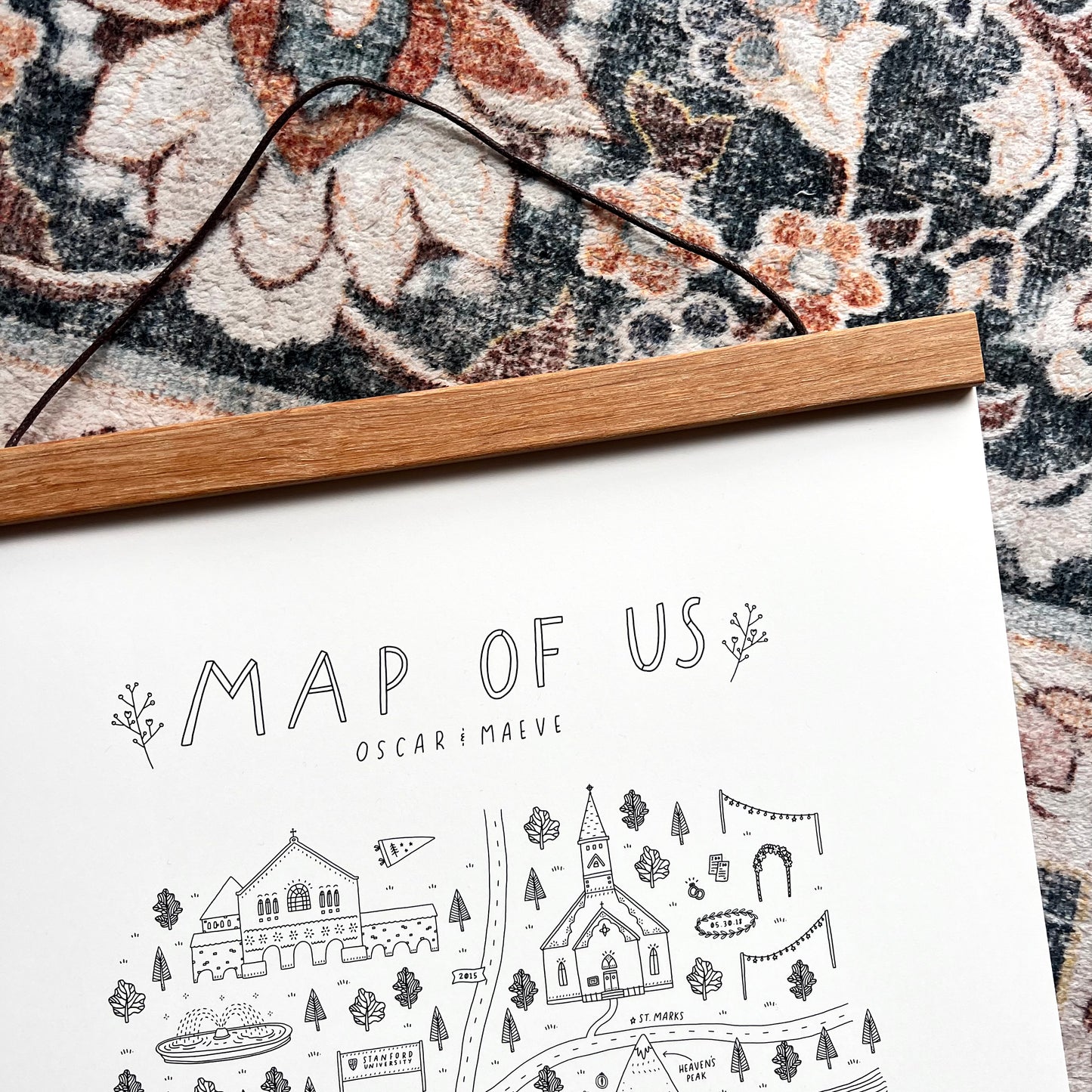 Mini Map of Us - 5 Locations - February 2026 Delivery