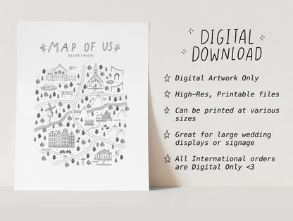 Mini Map of Us - 5 Locations - April 2026 Delivery