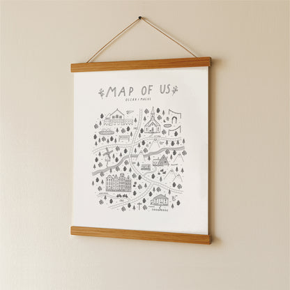 Mini Map of Us - 5 Locations - April 2026 Delivery