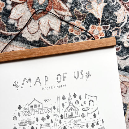 Mini Map of Us - 5 Locations - April 2026 Delivery