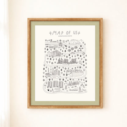 Map of Us - 8 Locations - August 2026 Delivery